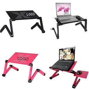 Aluminum Laptop Stand Adjustable with Cooling Fan Mouse Pad