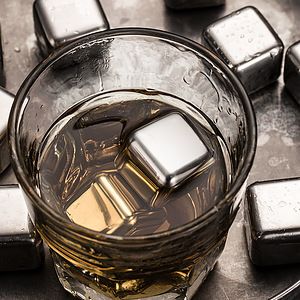 Stainless Steel Chilling Stone Reusable Ice Cube