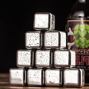 Stainless Steel Chilling Stone Reusable Ice Cube