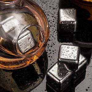 Stainless Steel Chilling Stone Reusable Ice Cube