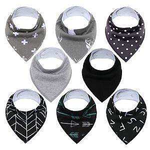 Baby Bandana Bibs Baby Boys Bibs for Drooling and Teething