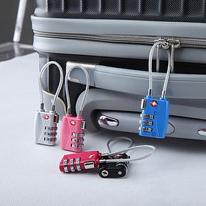 TSA Compatible Travel Luggage Locks, Inspection Indicator