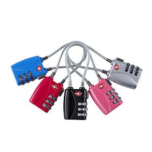 TSA Compatible Travel Luggage Locks, Inspection Indicator