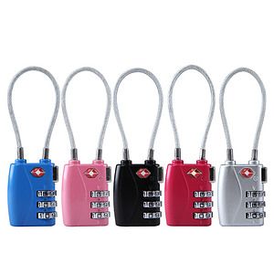 TSA Compatible Travel Luggage Locks, Inspection Indicator