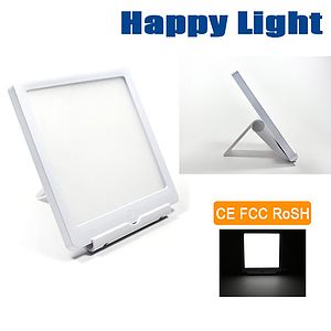 UV Free LED Happy Light Therapy Lamp Bright White