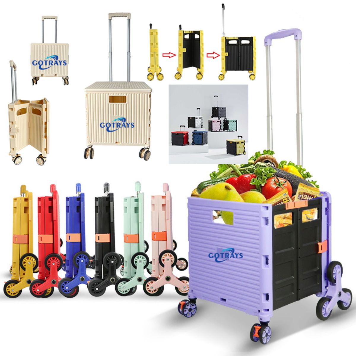 Quik Cart two Wheeled Collapsible Handcart