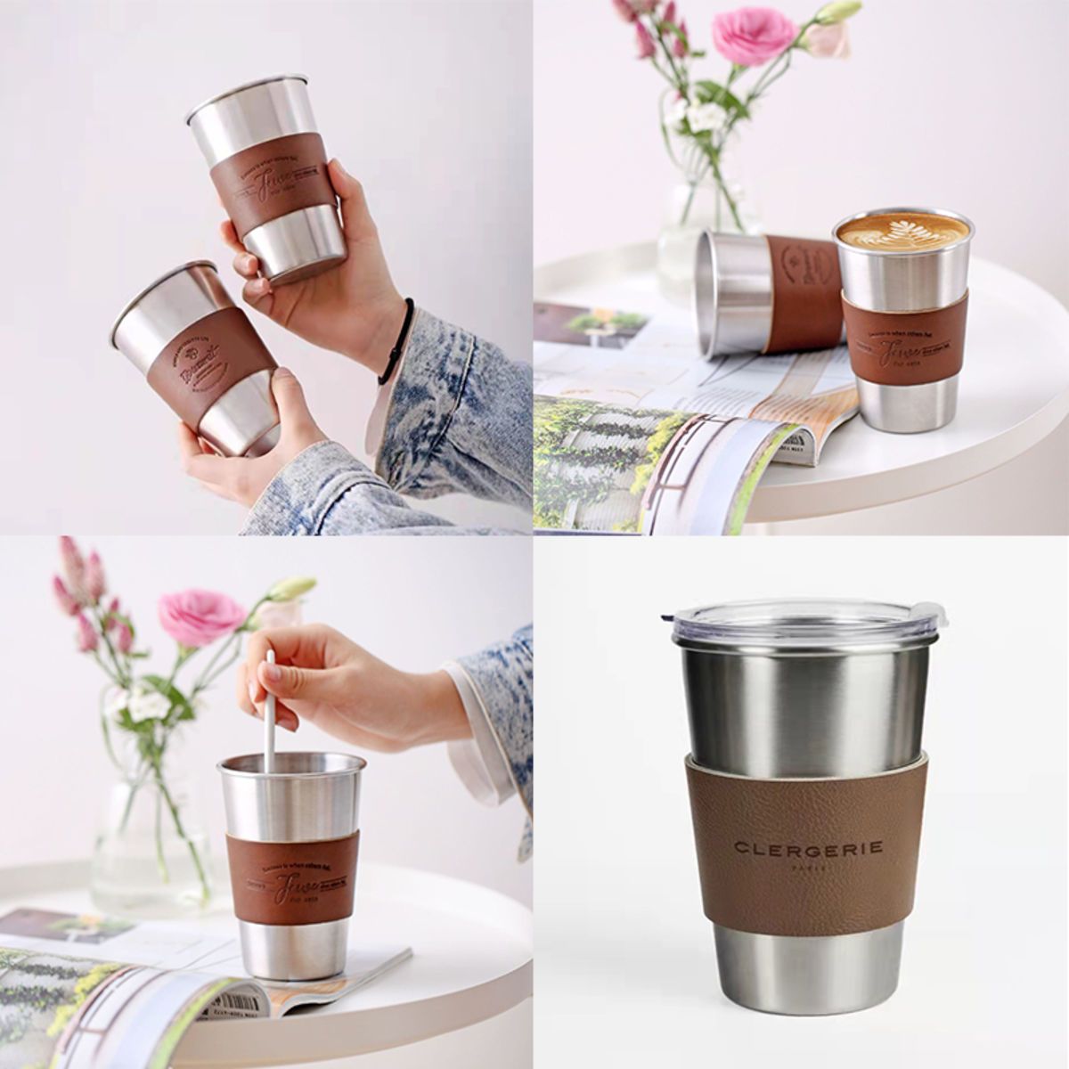 81216 OZ Stainless Steel Sippy Cups for Home  Outdoor Activities, BPA Free Healthy Unbreakable