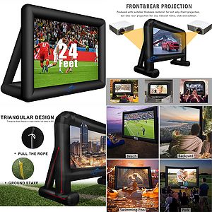Jumbo 20 Feet Inflatable Outdoor Indoor Theater Projector