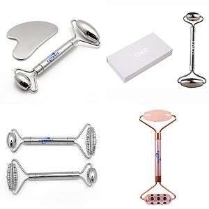 Gua Sha  Jade Roller Facial Tools Face Roller Gua Sha Set for Puffiness Redness Reducing Skin Care