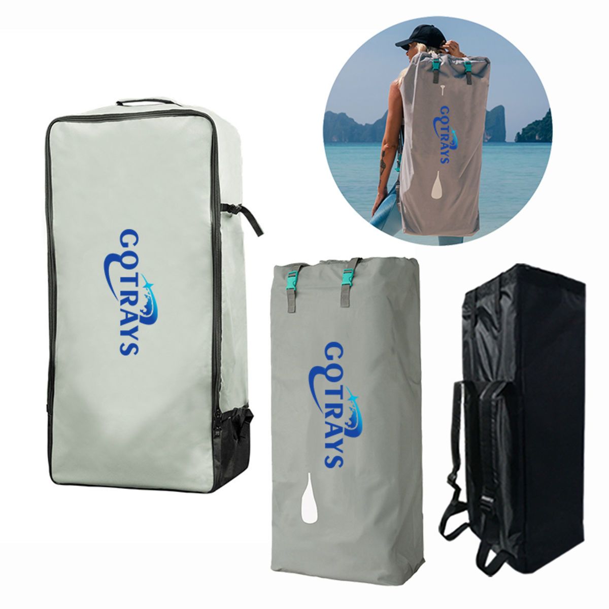 Inflatable Paddleboard Travel Carrying SUP Backpack Bag