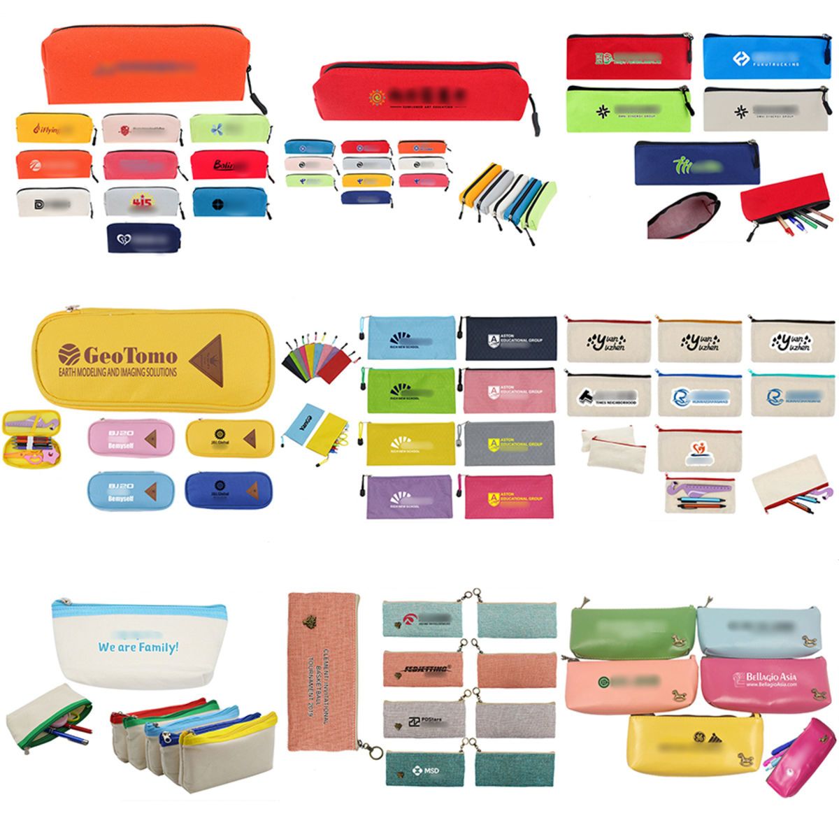 Customized Large Capacity Pencil Pouch Aesthetic Bag