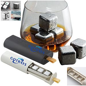 Quick Cooling Stainless Steel Whiskey Stones Set for Men