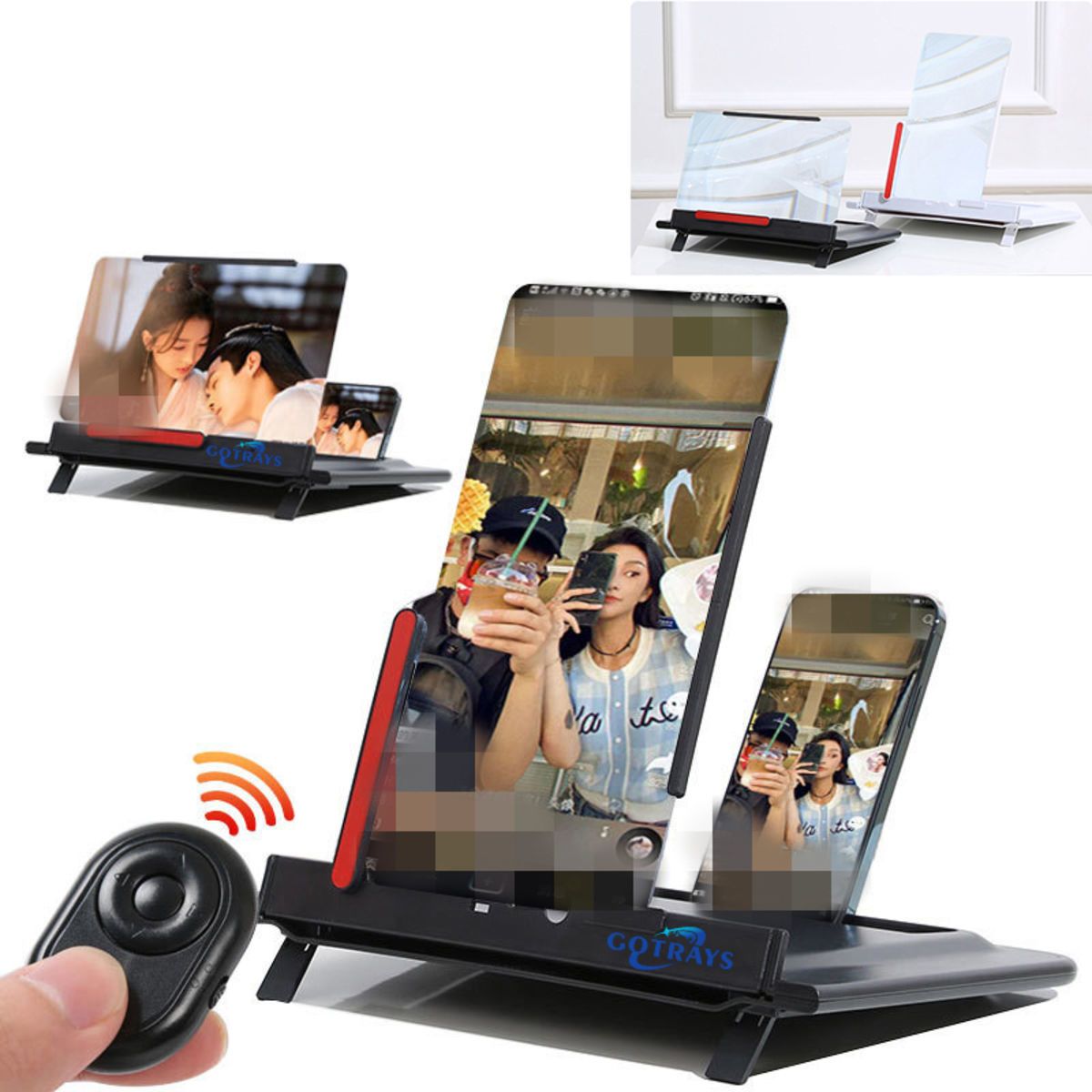 12 inch Foldable Rotatable Vertical Phone Screen Magnisfier