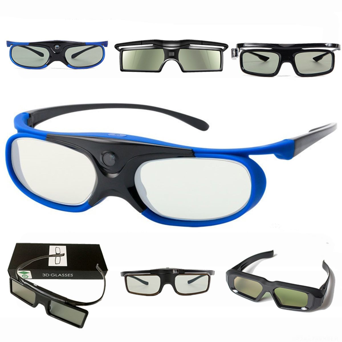 DLP 3D-Glass 144Hz Rechargeable 3D Active Shutter Glasses