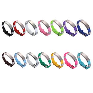 Bracelet Custom Engraved Silicone Adjustable Sport