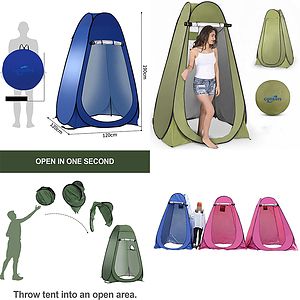 Pop-Up Pod Changing Room Privacy Shower Tent Instant Camping
