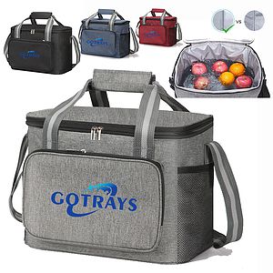 15L Insulated Lunch Bag for WomenMen, Large Leakproof Cooler Tote Pockets for Food, Reusable Soft