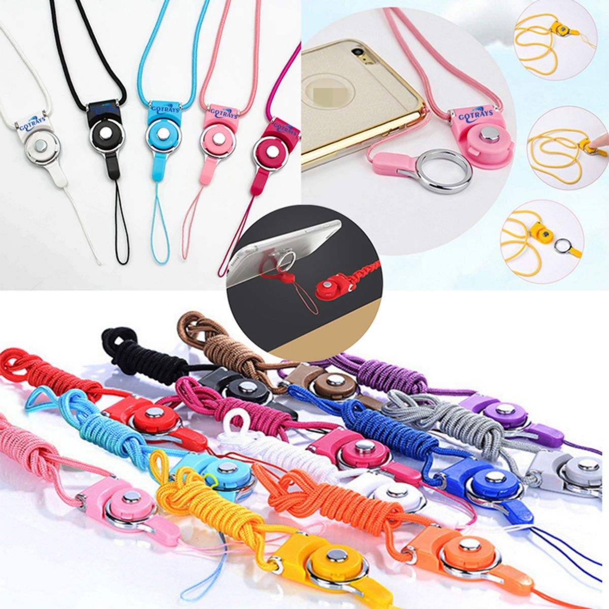 Detachable Neck Strap Band Lanyard for Cell Phone Camera