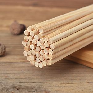 Bamboo Marshmallow Roasting Sticks with 36 Inch 6mm Thick