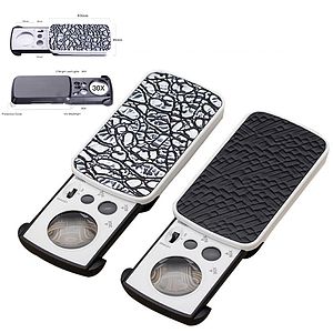 3X with 45x Mini Magnifying Glass with LED-Evenly Lit Viewing Area-The Best Lighted Magnifier
