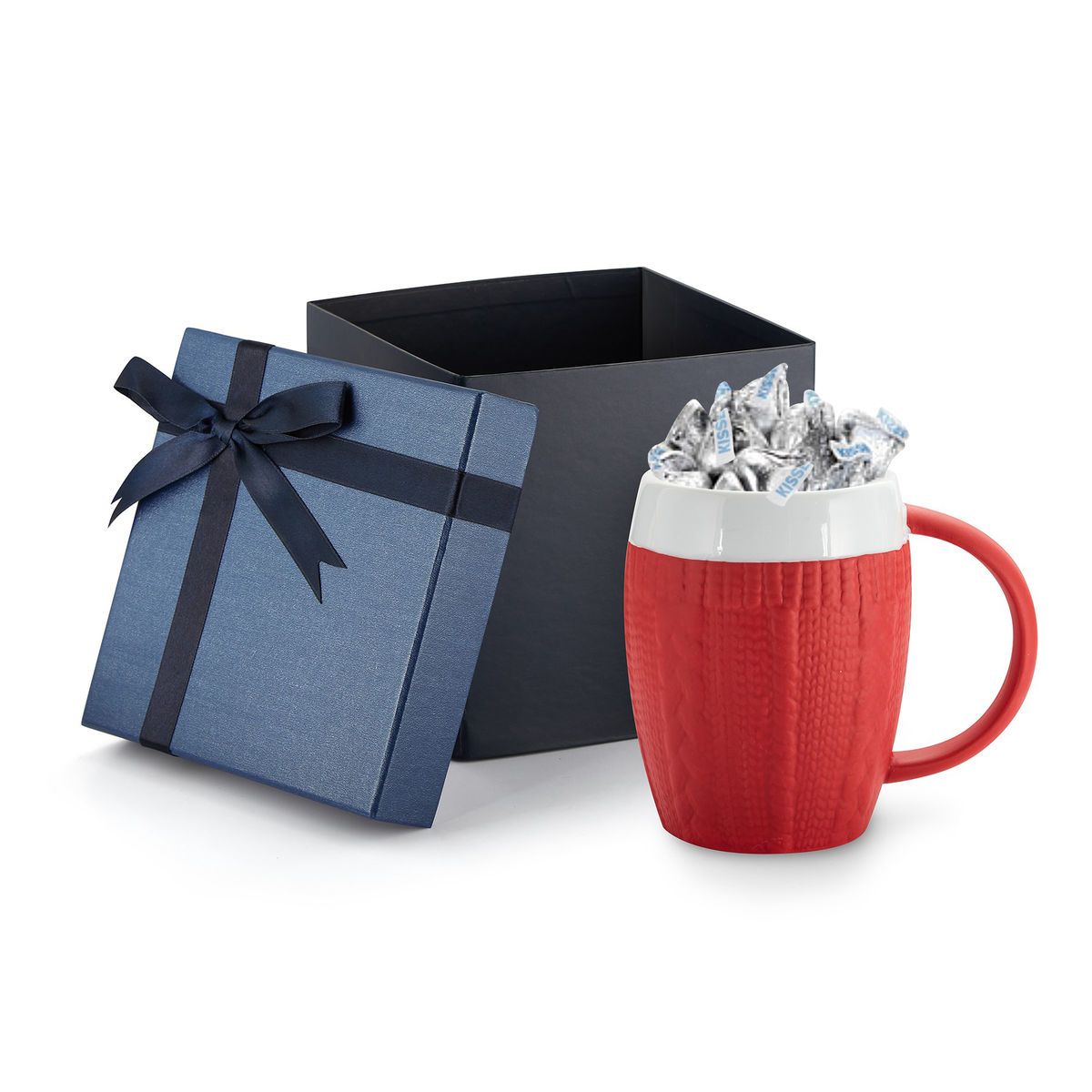 Sweater mug with hershey kisses | Corporate Specialties