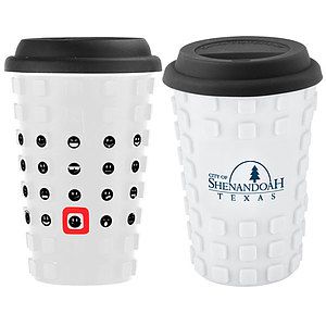 14 oz Sili Square with Faces Tumbler