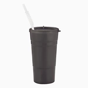 22 oz Reusable Plastic Party Cup With Lid