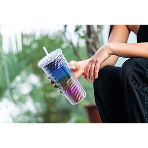 24 oz Bux Metallic Recycled Tumbler