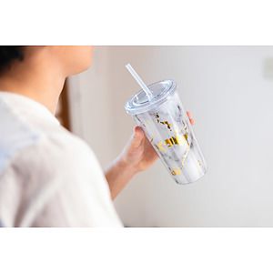 20 oz Venti Slurpy Clear with Solid Lid Tumbler