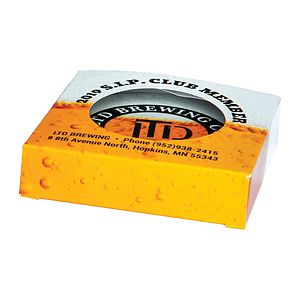 Custom Printed Coaster Boxes (4x4x1) wWindow