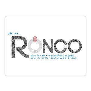 Recycled Fabric Surface Counter Mat wRecycled Backing (14x19x18)