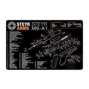 Hard Surface Recycled Counter Mat wRecycled Backing (11x17x18)