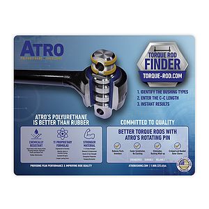 Thins Counter Mat, Low Tac, Non-Skid Backing (17x22x.02)