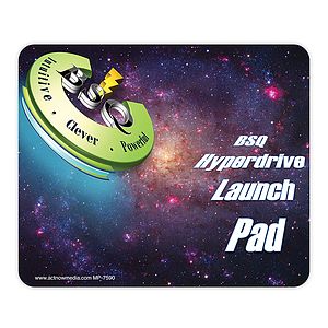 DuraTrac Matte Plus Hard Surface Mouse Pad wHeavy-Duty Rubber Backing (7 12x9x116)