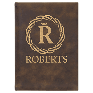 Leatherette Journal-Lined Paper