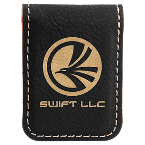 Leatherette Money Clip