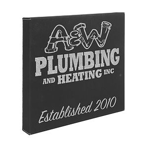Leatherette Wall Decor  Plaque (14x14)