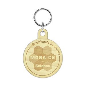 Wood Custom Key Tag (1-5 sq. inches)