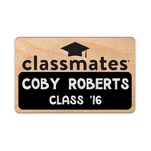 Wood Blackboard Badges