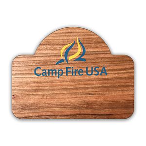 Sublimated Wood Badges