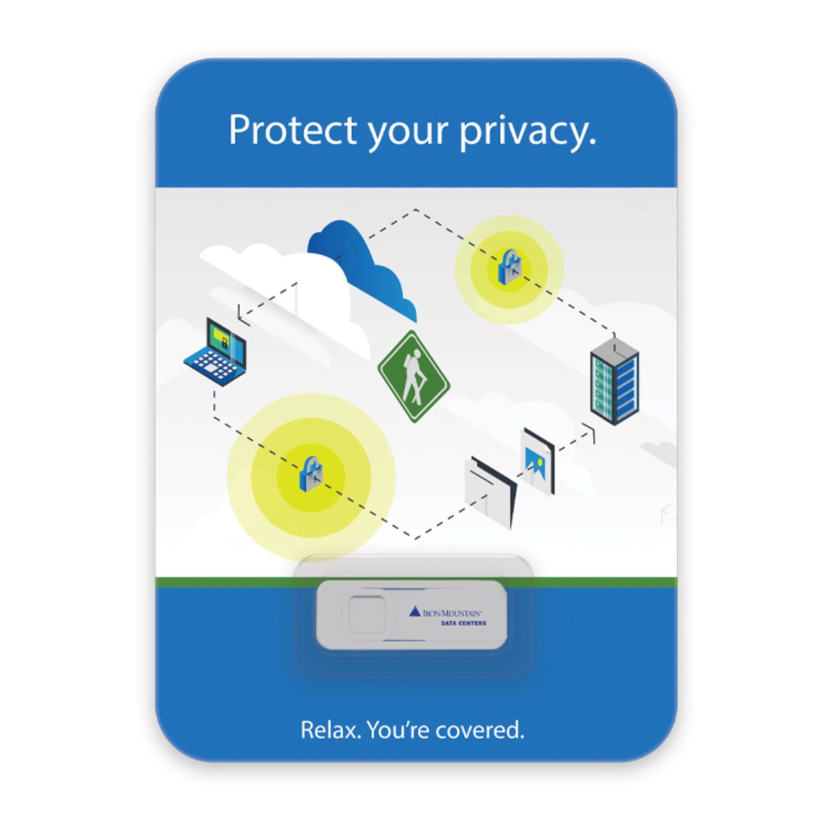 Promotional Private eyes lens cover custom insert card Personalized