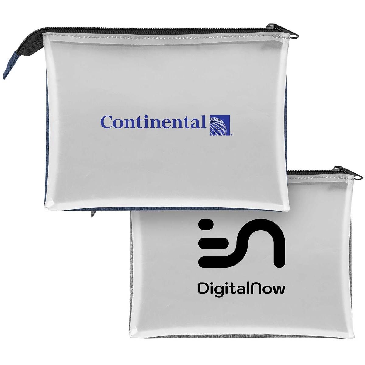 Heathered Reusable 3-Pocket EVA Pouch