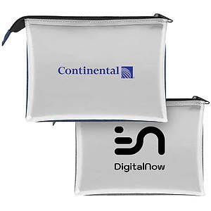 Heathered Reusable 3-Pocket EVA Pouch