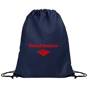 14.5 x 17.5 Eco-Friendly 80GSM Non-Woven Drawstring Backpack