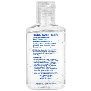 1 oz. Hand Sanitizer Gel