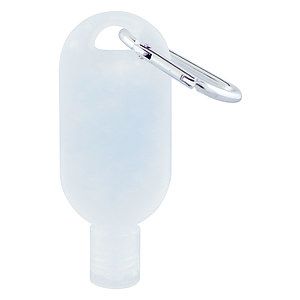 1 oz. ml hand sanitizer gel with carabiner
