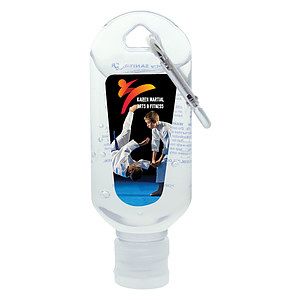 2 oz. Hand Sanitizer Gel w Carabiner