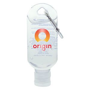 2 oz. Hand Sanitizer Gel w Carabiner
