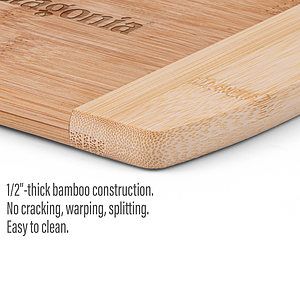 The Wellington 8-Inch Two-Tone Bamboo Cutting Board