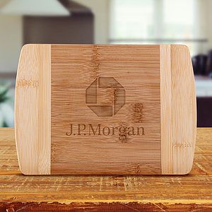 The Wellington 8-Inch Two-Tone Bamboo Cutting Board